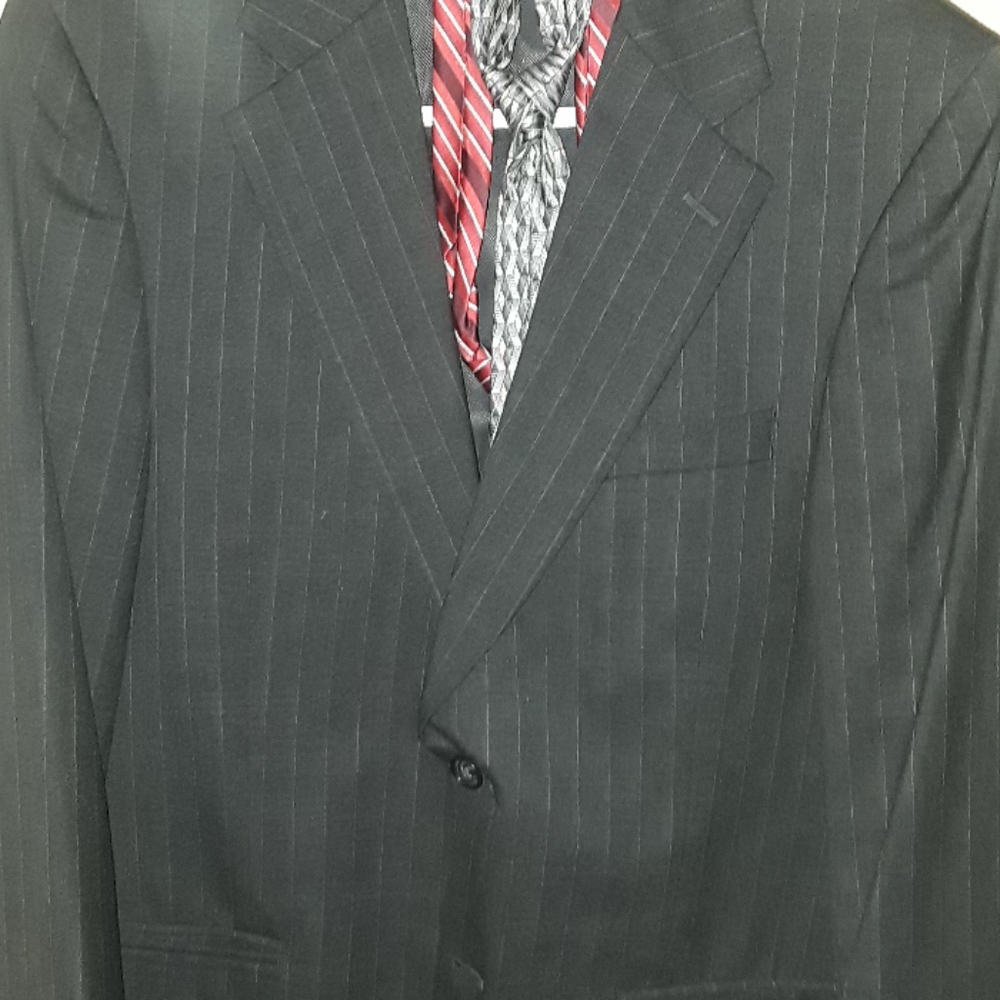 Stanley blacker 38r wool pin stripe jacket
